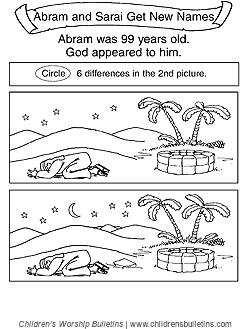 Sunday school activities about Abraham and Sarah Sunday school activities about Abraham and Sarah
