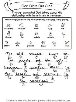 Sunday School Activities About Forgiveness Sunday School Activities About Forgiveness