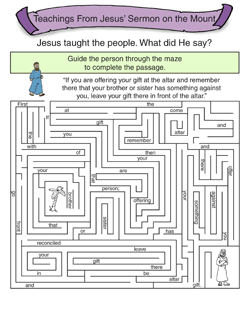 Kid games for church Maze childrens games for church