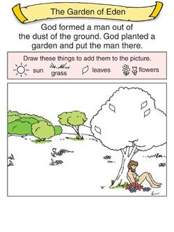 Bible activities for preschool Garden of Eden Preschool Bible Activities