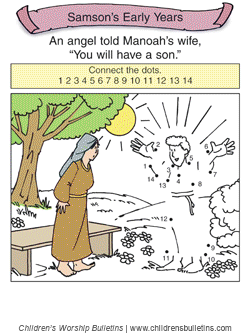 Sunday school activities about Samson for ages 3-6 Sunday school activities about Samson for ages 3-6